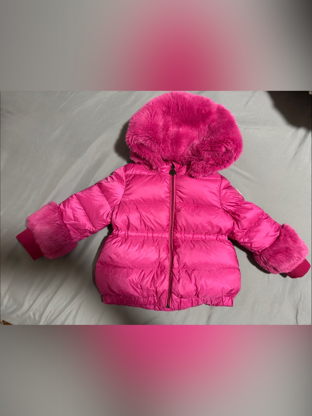 Moncler Hot Pink Coat